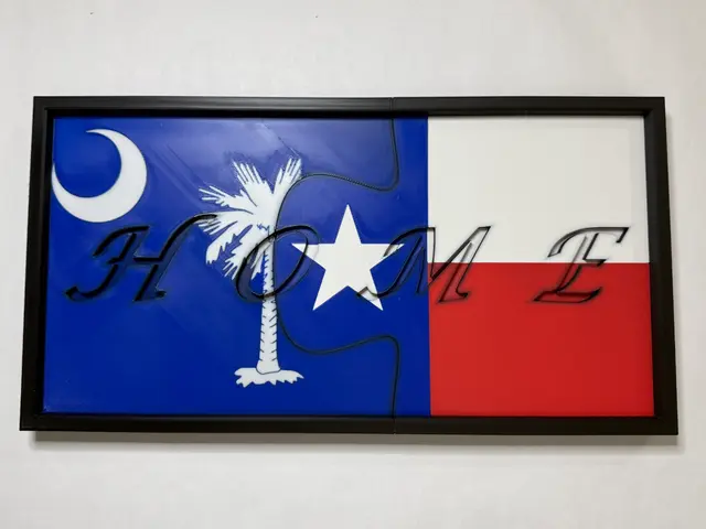 Interchangeable Flag Home Sign- States