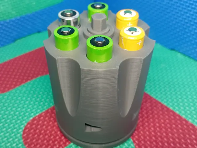 Organizer for AA batteries (rechargeable)