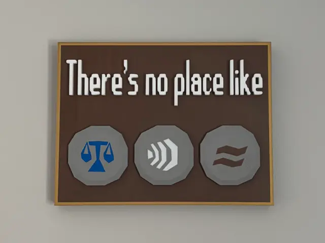 RuneScape: There's no place like home sign
