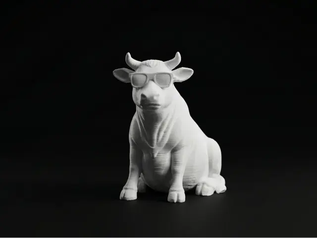 Cool Cow with Sunglasses – Funny Farm Animal