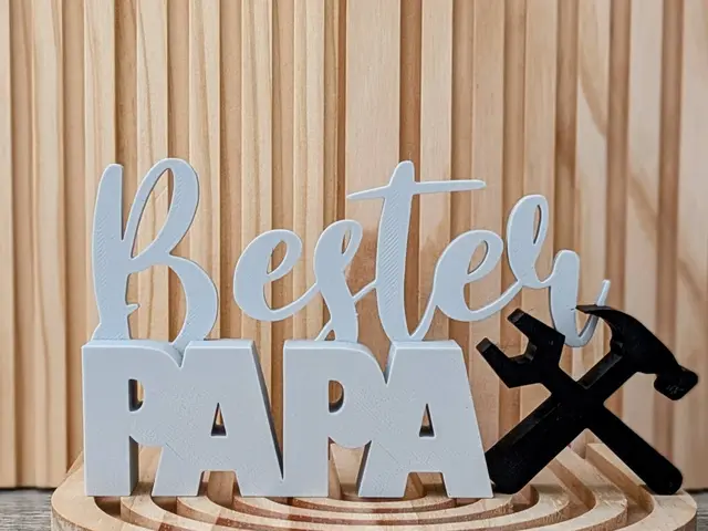 Bester Papa – 3D Printed Gift with Tools Design