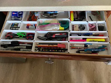 Shallow Desk Junk Drawer Organizer Storage Tray's