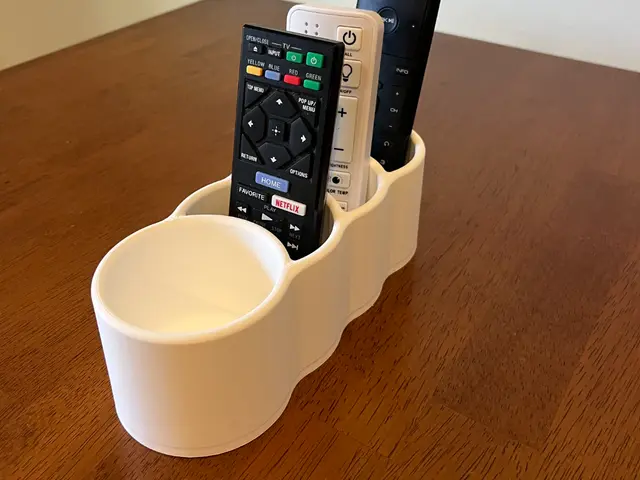 TV Remote Holder Organic Shape