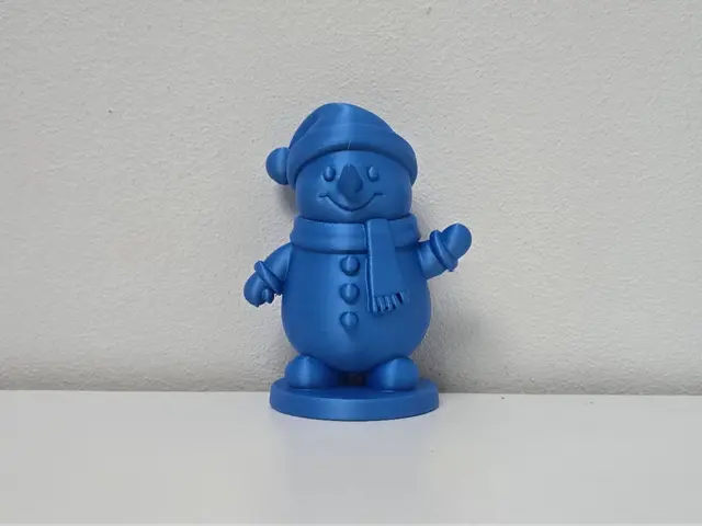 Cute Smiling Snowman Waving Christmas Figurine