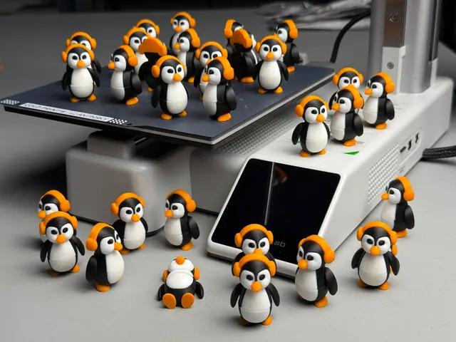 Music lover Pinguin