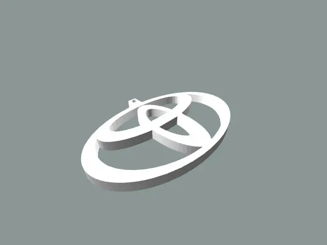 Toyota Symbol Keychain