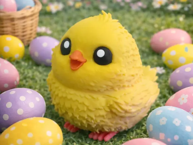 Easter Chick Figurine