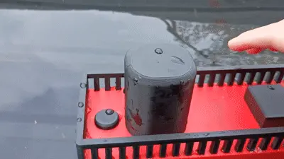 Unsinkable toy battleship.
