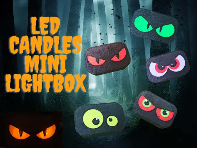 Halloween Led Candle Mini Lightbox