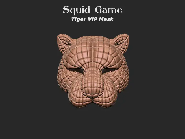 Squid Game – Tiger VIP Mask 3D Print Model