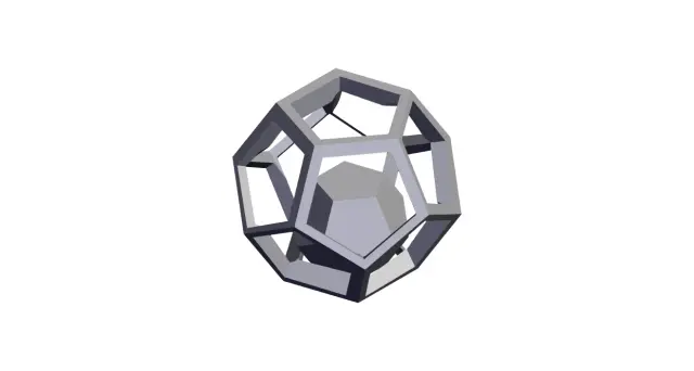 3D Design Dodecahedron In Dodecahedron Fidget Toy.
