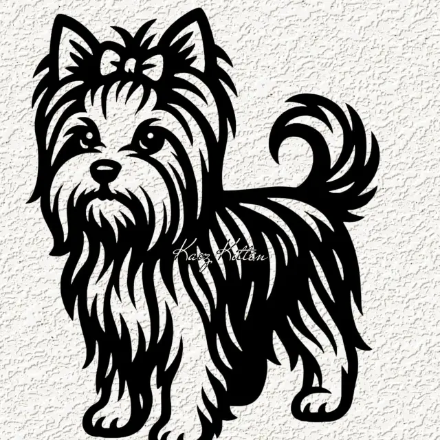 yorkshire yorkie terrier puppy dog wall art home decor