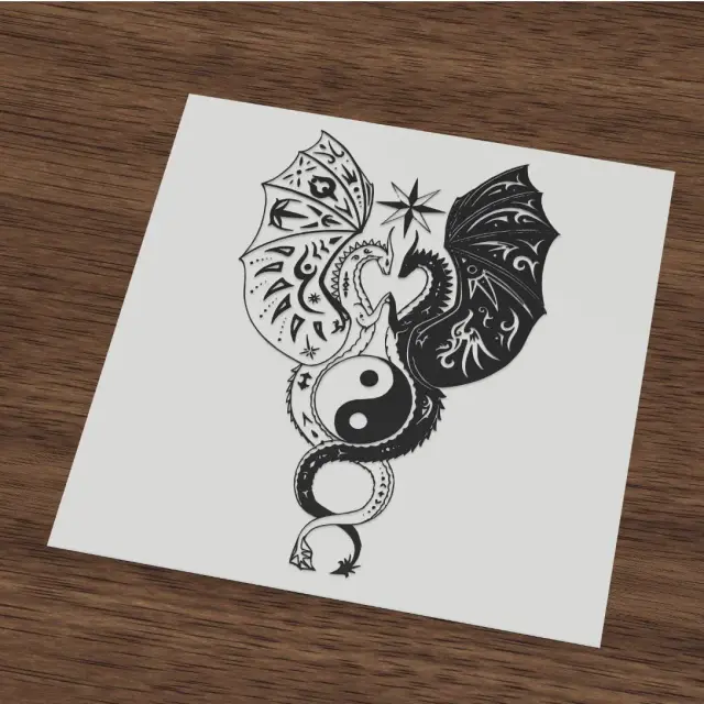 Yin Yang Dragons Fantasy Balance