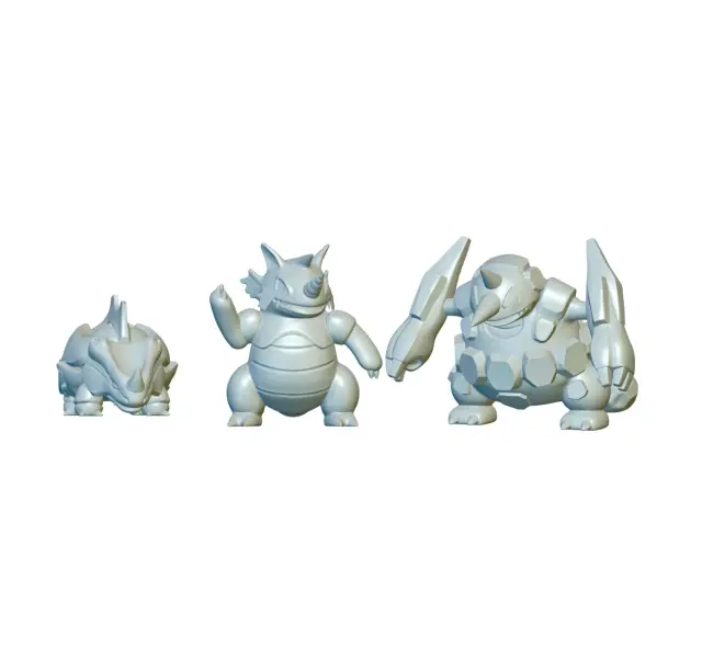 Pokemon Rhyhorn & Rhydon & Rhyperior (#111 & #112 & #464)