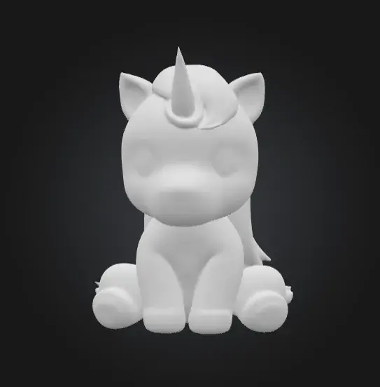 Chibi animal  - Serii the unicorn